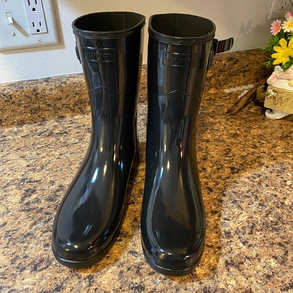 New women’s hunter short rain boots